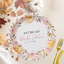 Search for pumpkin baby shower plates Fall