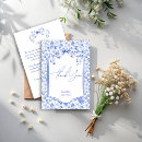 Search for blue toile cards Vintage