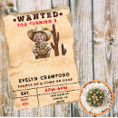 Search for western girl birthday invitations Cactus