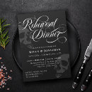 Search for halloween rehearsal dinner invitations Black