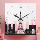 Search for eiffel tower clocks Chic