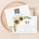 Search for sunflower wedding rsvp cards Floral