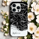 Search for floral graphic iphone cases Black and white