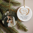 Search for 25th anniversary christmas tree decorations Mr and mrs