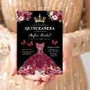 Search for elegant red quinceanera invitations Mis quince quinceanera