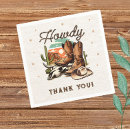 Search for cowboy boots napkins Ranch