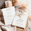 Search for itinerary wedding invitations Leaves