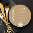 Search for round wedding menus Calligraphy