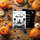 Search for black and white halloween invitations Pumpkin