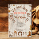 Search for pastel 1st birthday invitations Rodeo