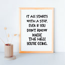 Search for steps posters Typography