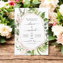 Search for geometric greenery wedding invitations Eucalyptus