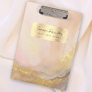 Search for faux gold foil clipboards Girly