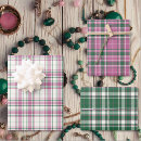 Search for green checkered wrapping paper For her