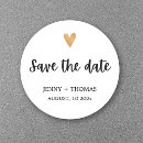 Search for gold save the date stickers Modern