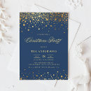 Search for blue and gold christmas invitations Elegant