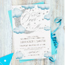 Search for blue moon baby shower invitations Glitter