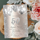 Search for balloon champagne 50th birthday invitations Stylish