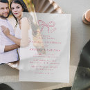 Search for pink bow invitations Vintage