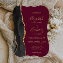 Search for black red gold wedding invitations Elegant