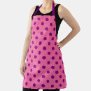 Search for purple polka dots aprons Pink