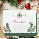 Search for open house seasonal invitations Greenery