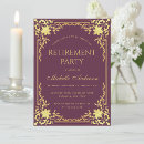 Search for faux gold foil invitations Vintage
