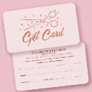 Search for salon business gift certificates Girly