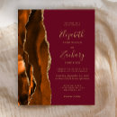 Search for burgundy and orange wedding invitations Elegant