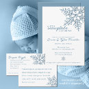 Search for snowflake design invitations Elegant