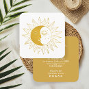 Search for sun and moon business cards Modern