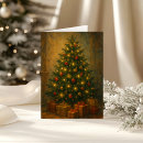Search for vintage tree christmas cards Non photo