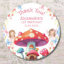 Search for fairy thank you stickers Floral