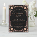 Search for rose gold retirement invitations Pink