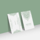 Search for paisley business cards Beauty