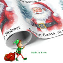 Search for from the north pole wrapping paper Modern