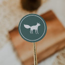 Search for cute white fox stickers Winter