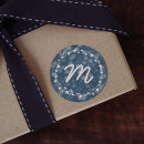 Search for winter night stickers Blue