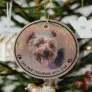 Search for yorkshire terrier christmas tree decorations Cute