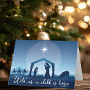 Search for non religious seasonal cards A child is born