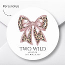 Search for leopard print with bow stickers Pink