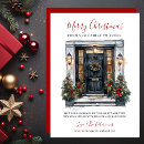 Search for front door christmas cards Watercolor