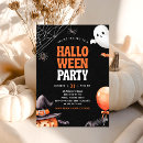 Search for black and orange halloween invitations Typography