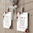 Search for burgundy and blush table cards Couple