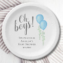 Search for twin baby shower plates Modern