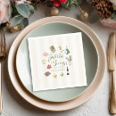 Search for christmas plates and paper napkins Watercolor