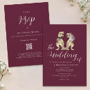 Search for burgundy and cream invitations Couple