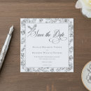 Search for baroque square invitations Black and white