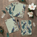 Search for peacock wedding invitations Green