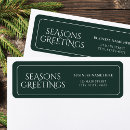 Search for seasons greetings return address labels Elegant